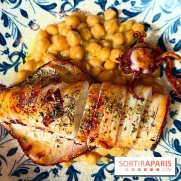 Ypseli - Calamars et pois chiches