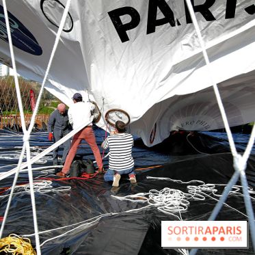Ballon de Paris au parc André-Citroën : nos photos du gonflement - Ballon de Paris Generali 4