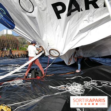 Ballon de Paris au parc André-Citroën : nos photos du gonflement - Ballon de Paris Generali 5
