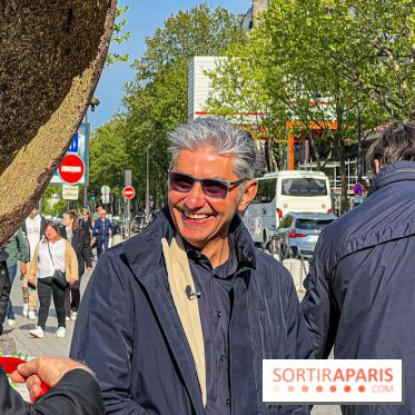 Exposition en plein air des œuvres monumentales d'Andrea Roggi, quartier Faubourg Saint-Honoré