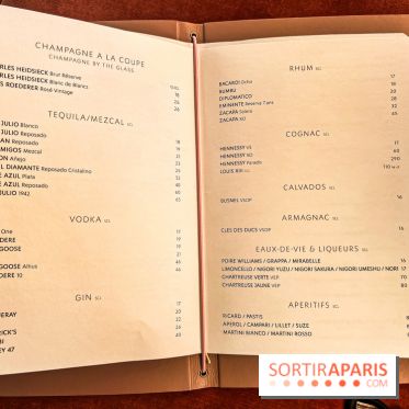 Kinugawa Rive Gauche à Paris, le restaurant en rooftop de l'Hôtel Sax - carte - menu