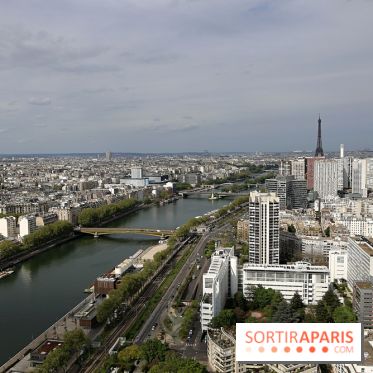 Ballon de Paris au parc André-Citroën : nos photos du vol à bord de l'aéronef -  visuel Paris - vue aérienne Paris - vue toit Paris