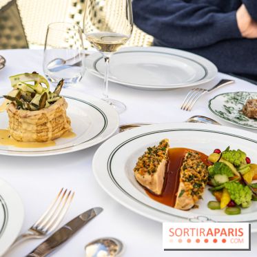 Les Chasses, le restaurant insolite avec une superbe terrasse à l'Abbaye des vaux de Cernay dans les Yvelines