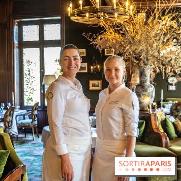 Les Chasses, le restaurant insolite avec une superbe terrasse à l'Abbaye des vaux de Cernay dans les Yvelines