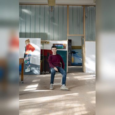 Ventsislav Yankoff - 12 Radoil Serafimov in his Studio CJC Center