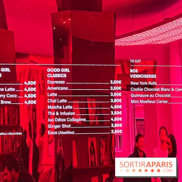 Good Girl Coffee Shop : le café-pop up experientiel du nouveau parfum de Carolina Herrera, à Paris