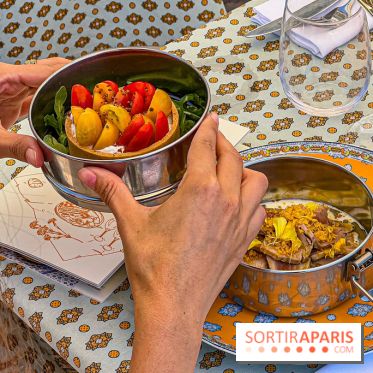 La terrasse estivale du Printemps Haussmann 2025 avec vue sur Paris et la Tour Eiffel  - image00046