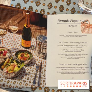 La terrasse estivale du Printemps Haussmann 2025 avec vue sur Paris et la Tour Eiffel  - image00053