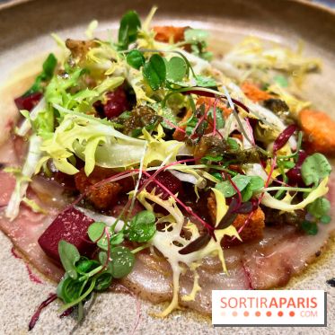 Table Penja - Carpaccio de tête de veau