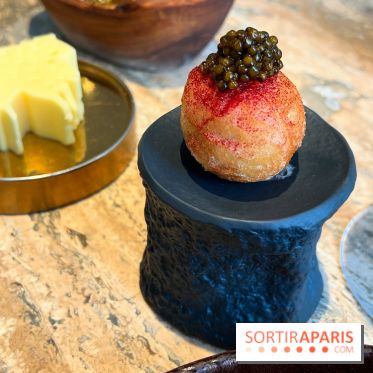 Restaurant Alan Geaam - Pâte à chou, caviar