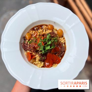 Le Bon Bock - Joue de boeuf braisée coquillettes