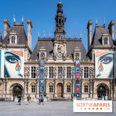 Hôtel de Ville - De Paris à Belem - Forêt Urbaine - Obey  - A7C03043