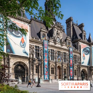 Hôtel de Ville - De Paris à Belem - Forêt Urbaine - Obey  - A7C03044