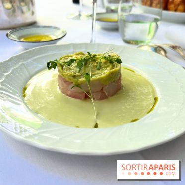 Patio terrasse La Réserve Paris - Ceviche de daurade