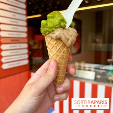 La Glace Alain Ducasse - Sorbet herbes fraiches, glace pain