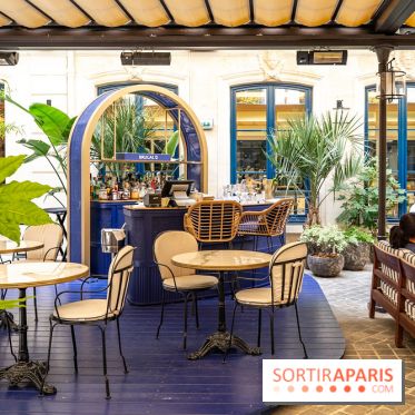 Maison Delano restaurant et terrasse cachée Paris 8e - terrasse