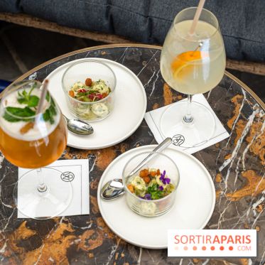 Maison Delano restaurant et terrasse cachée Paris 8e - amuse bouche