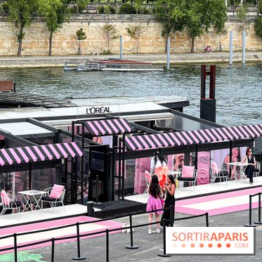 La Terrasse Parisienne : le pop up gratuit et expérientiel du géant de la beauté sur une péniche