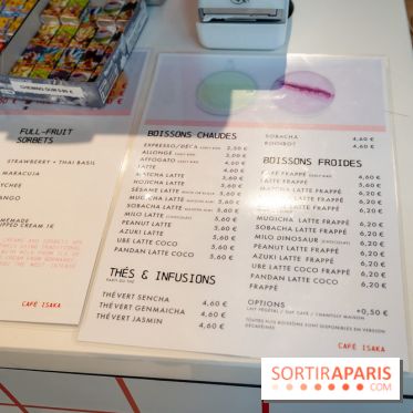 Le pop-up de glace Café Isaka à la Samaritaine avec salon de thé