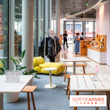 Le pop-up de glace Café Isaka à la Samaritaine avec salon de thé