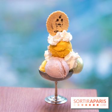 Le pop-up de glace Café Isaka à la Samaritaine avec salon de thé