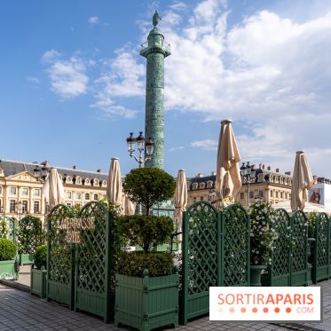 La terrasse d'été du Ritz, place Vendôme