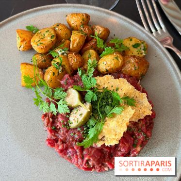 Schnock - Tartare de boeuf, pommes grenaille