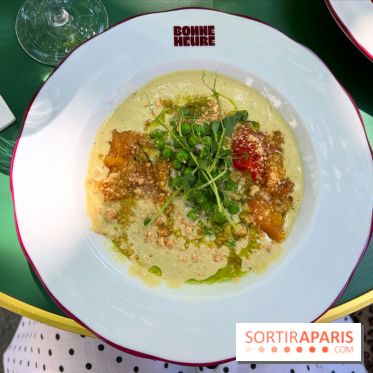 Bonne Heure - Crème d'asperges, petits pois