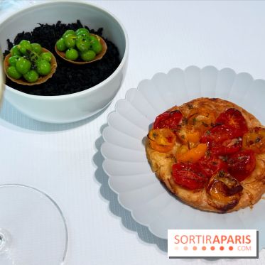 Geoélia - Tarte fine tomates, tartelette petits pois