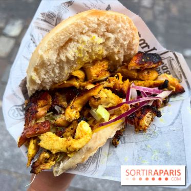 Ti Dodo Gourmand - Sandwich dipain rond poulet