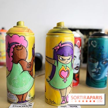 Les Bombasphères : nos photos de l'expo de street art à la Lab Galerie à Paris