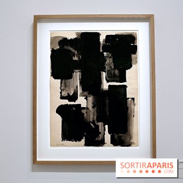 Pierre Soulages : nos photos de son exposition et de ses peintures sur papier à voir au Musée du Luxembourg 