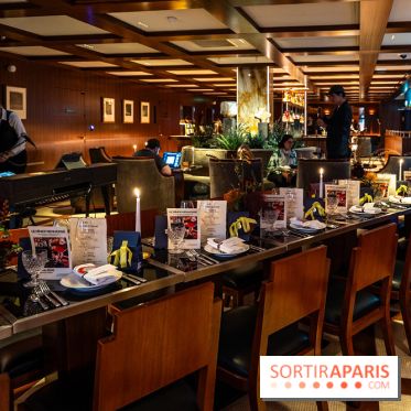 Le Dîner Renversé des Grands Voyageurs - table