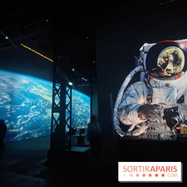 Destination Lune : un voyage immersif dans les étoiles à l'Atelier des Lumières - photos
