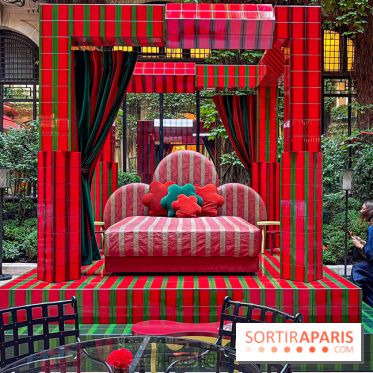 Plaza Athénée : une installation design XXL gratuite signée Uchronia exposée dans la cour du palace - 2