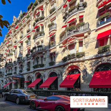 Plaza Athénée : une installation design XXL gratuite signée Uchronia exposée dans la cour du palace - IMG 1211 jpg 2