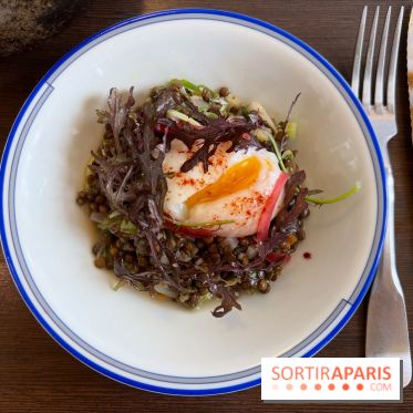Comptoir Lazu - Salade de lentilles, oeuf parfait