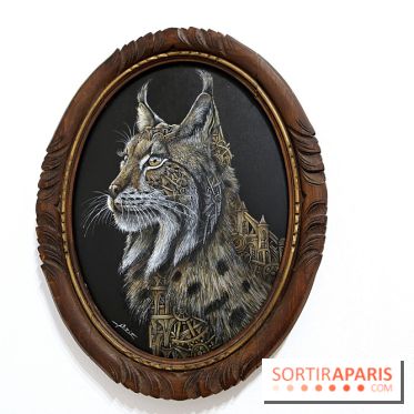 Ardif : nos photos de son exposition 'Felines Mechanimal' 