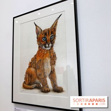 Ardif : nos photos de son exposition 'Felines Mechanimal' 
