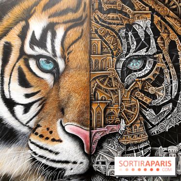 Ardif : nos photos de son exposition 'Felines Mechanimal'