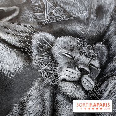 Ardif : nos photos de son exposition 'Felines Mechanimal' 