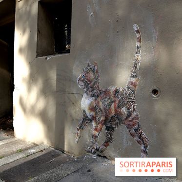 Ardif : nos photos de son exposition 'Felines Mechanimal' 