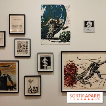 Underground : l'exposition ironique de Raymond Pettibon au Musée Picasso - nos photos - fotor 1760090637764