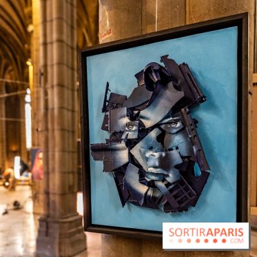 Exposition street-art et mode gratuit dans une chapelle à Paris : à la Croisée des Arts - photos - A7C09035