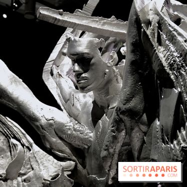 Daniel Buren et Miles Greenberg, nos photos de l'expo au Reiffers Art Inititiatives à Paris 