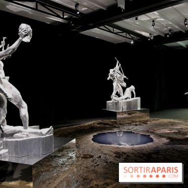 Daniel Buren et Miles Greenberg, nos photos de l'expo au Reiffers Art Inititiatives à Paris 