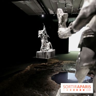 Daniel Buren et Miles Greenberg, nos photos de l'expo au Reiffers Art Inititiatives à Paris 