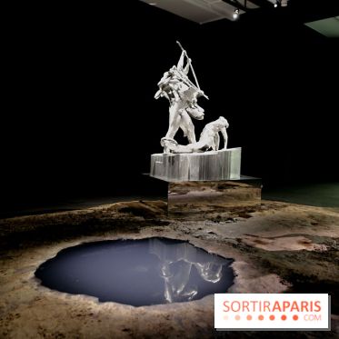 Daniel Buren et Miles Greenberg, nos photos de l'expo au Reiffers Art Inititiatives à Paris