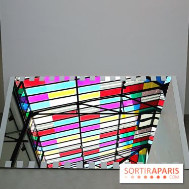 Daniel Buren et Miles Greenberg, nos photos de l'expo au Reiffers Art Inititiatives à Paris 