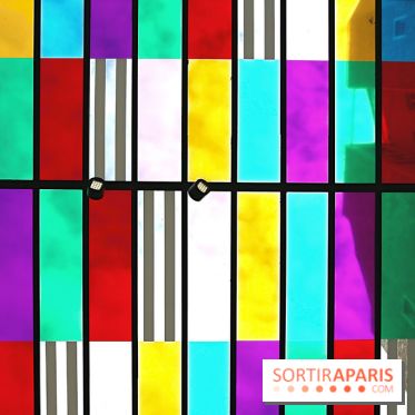 Daniel Buren et Miles Greenberg, nos photos de l'expo au Reiffers Art Inititiatives à Paris 